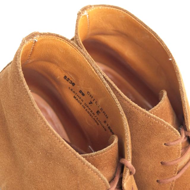 ○クロケット＆ジョーンズ CROCKETT＆JONES 牛革 チャッカブーツ 