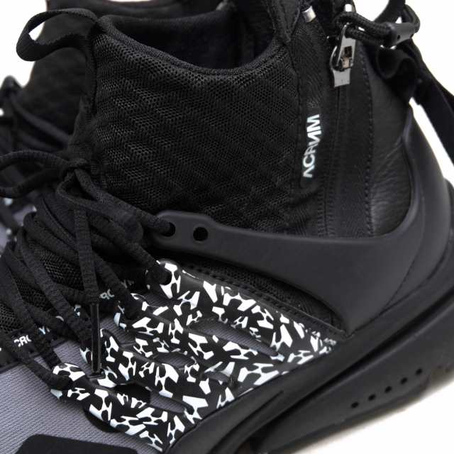 ○ナイキ NIKE ACRONYM アクロニウム ハイカットスニーカー AH7832-001 AIR PRESTO MID エアプレスト ミッド  メンズ 【中古】 中古｜au PAY マーケット