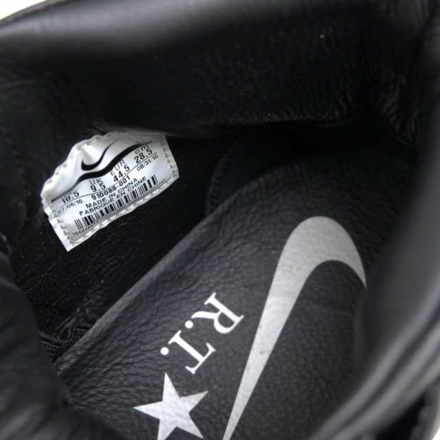 ○ナイキ NIKE Riccardo Tisci リカルド ティッシ 牛革 ハイカットスニーカー 910088-001 DUNK LUX CHUKKA RT ダンク ラックス チ 中古|au PAY マーケット