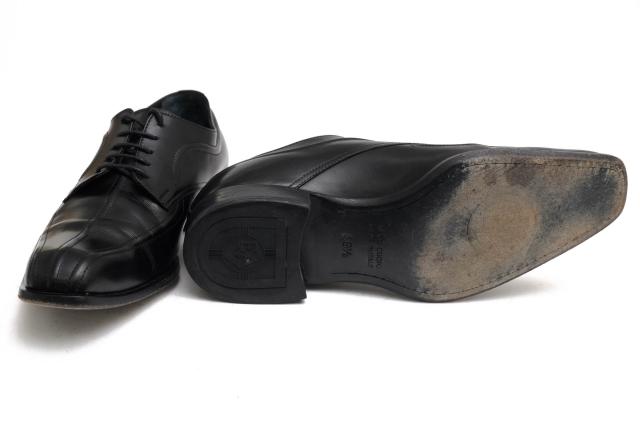 ○アルマーニ EMPORIO ARMANI 牛革 ビジネスシューズ XEU174 レザーソール メンズ 【中古】 中古_6