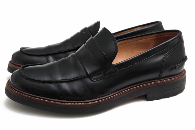 ○コーチ COACH 牛革 カーフ コインローファー Q6937 Penny loafer スリッポン メンズ 【中古】 中古