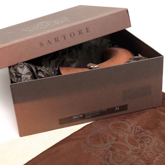 ○サルトル SARTORE 牛革 カーフ ショートブーツ SR2125 VACCHETTA  
