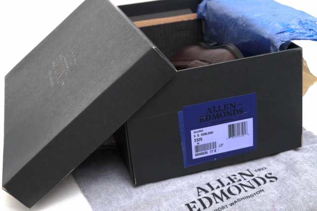 ○アレン エドモンズ Allen Edmonds イタリア産ナッパカーフスキン 牛革 コインローファー Salerno Penny Loafer メンズ 【中古】 中古