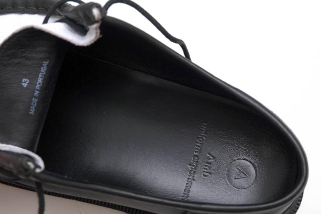 ○アンバサダーズ Amb ユニフォームエクスペリメント uniform experiment別注 牛革 デッキシューズ UE-190112 TIROLEAN SHOES チロ 中古