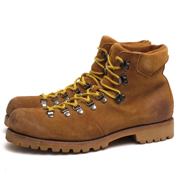○パドローネ PADRONE 牛革 マウンテンブーツ PU8054-1106-11D オリジナルMG製法 プレーントゥ Vibramソール メンズ 【中古】 中古