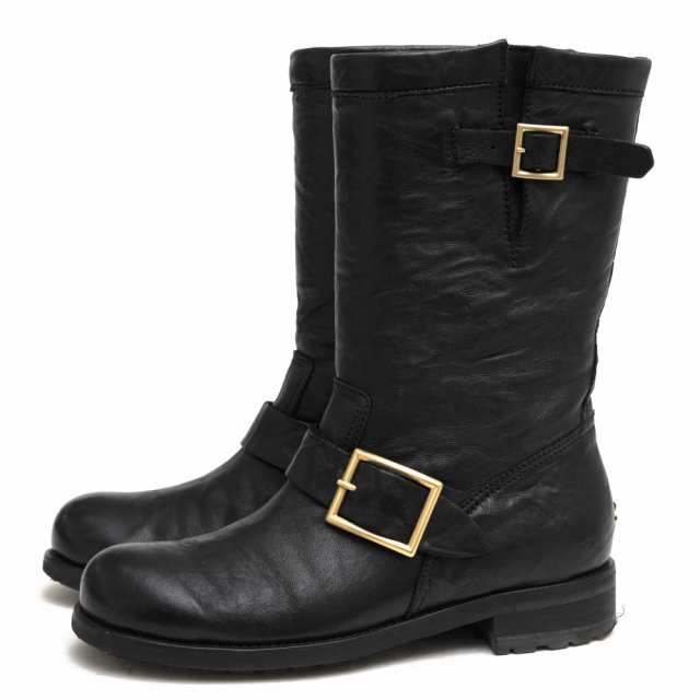 ○ジミーチュウ Jimmy Choo エンジニアブーツ 247 BIKER Unlined 定番 ...