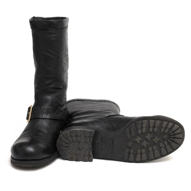 ○ジミーチュウ Jimmy Choo エンジニアブーツ 247 BIKER Unlined 定番