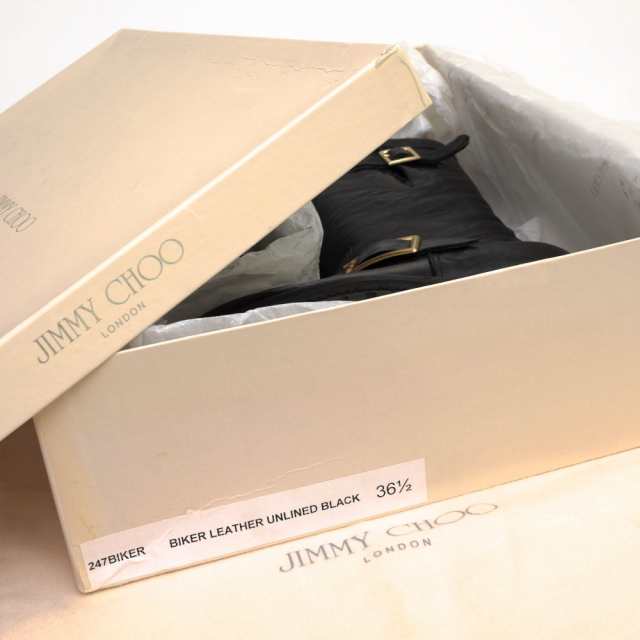 ○ジミーチュウ Jimmy Choo エンジニアブーツ 247 BIKER Unlined 定番