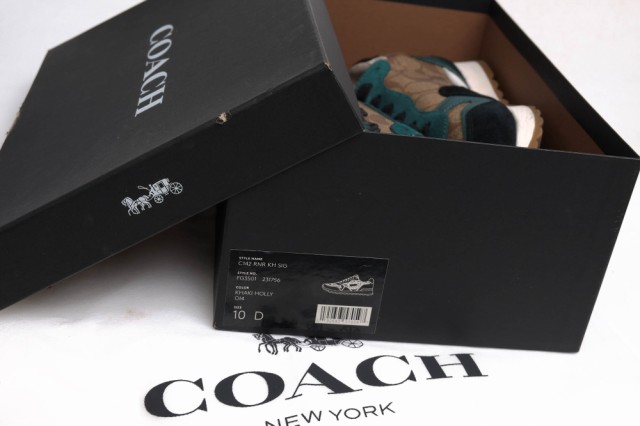 ○コーチ COACH Keith Haring キースヘリング ローカットスニーカー FG3501 C142 Runner シグニチャー柄 メンズ 【中古】 中古