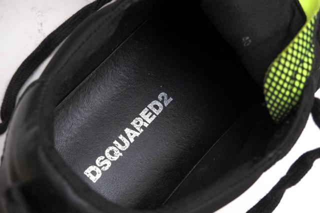 ○ディースクエアード DSQUARED2 スエード 一部牛革 ローカットスニーカー S82SN0055 メンズ 【中古】 中古