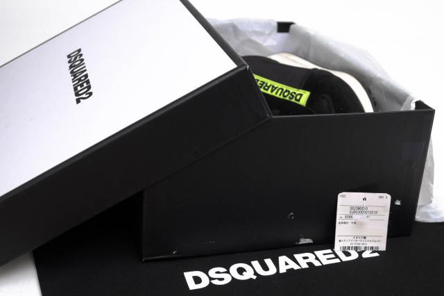 ○ディースクエアード DSQUARED2 スエード 一部牛革 ローカットスニーカー S82SN0055 メンズ 【中古】 中古