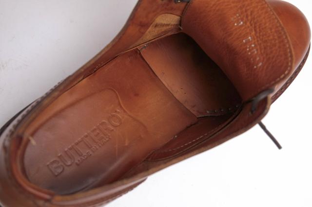 ○ブッテロ BUTTERO 牛革 カウレザー ビジネスシューズ B4921 TOLFA