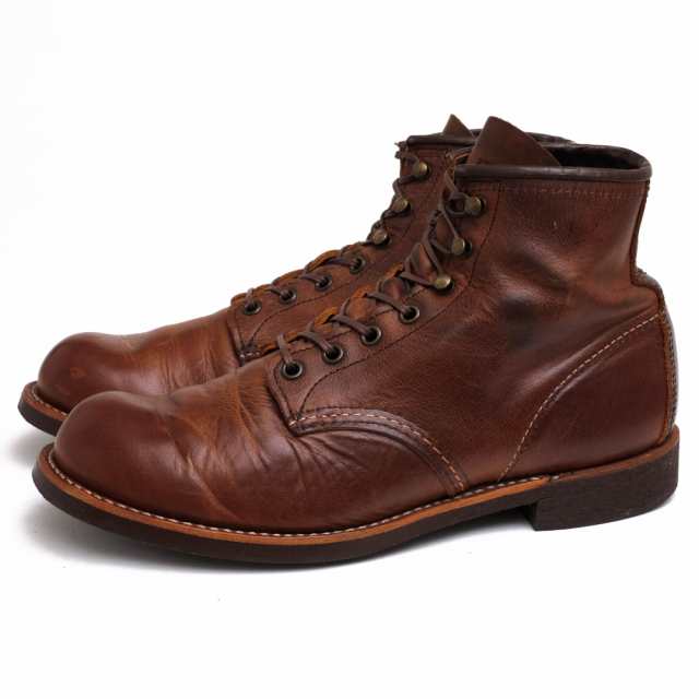 ○レッドウィング RED WING Copper Rough & Tough カッパー ラフ＆タフ 牛革 ワークブーツ 3343 Classic  Round Toe BLACKSMITH ブ 中古 ワークブーツ