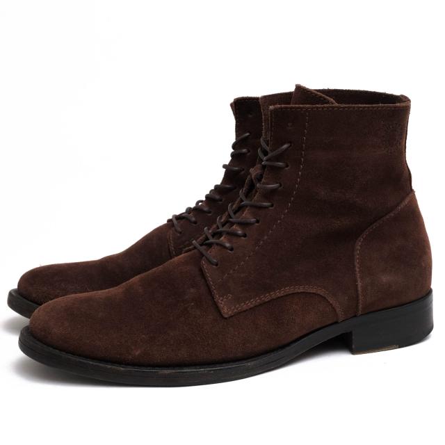 ◆ブッテロ BUTTERO レースアップ ラインマンブーツ スエードブーツ MAREMMA マレンマ メンズ41 27cm程度 ブラウン 茶 B1970 5AC/26061 ○ブッテロ BUTTERO 牛革 レースアップブーツ B4373 CADORNA プレーン