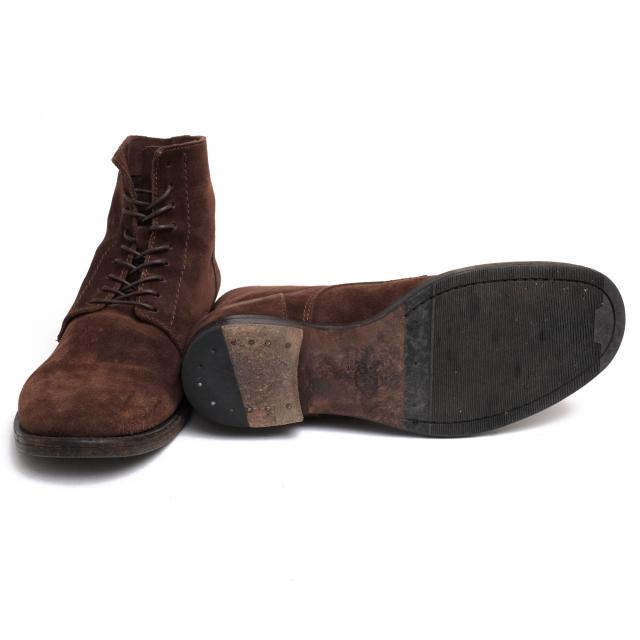 ○ブッテロ BUTTERO 牛革 レースアップブーツ B4373 CADORNA プレーン