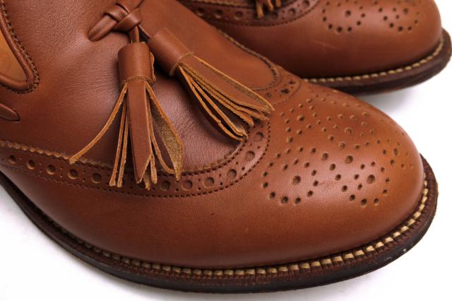 ○フットザコーチャー foot the coacher キップレザー 牛革 タッセル