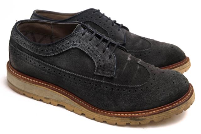 ○リーガル REGAL nonnative ノンネイティブ別注 GORE-TEX ゴアテックス ビジネスシューズ 092S DWELLER SHOES WINGTIP COW SUEDE 中古_1