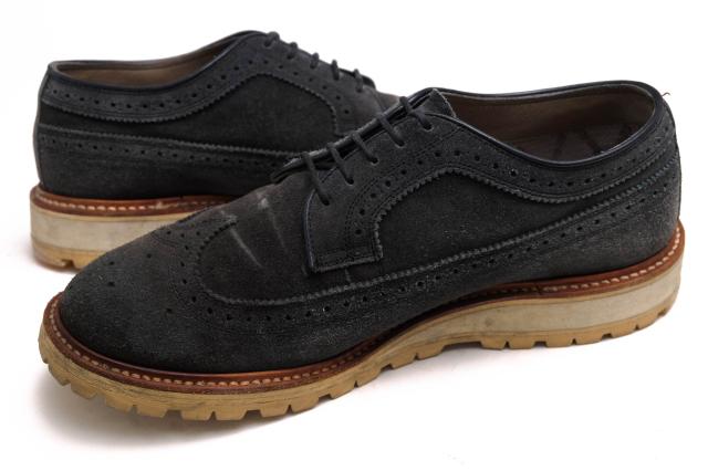 ○リーガル REGAL nonnative ノンネイティブ別注 GORE-TEX ゴアテックス ビジネスシューズ 092S DWELLER SHOES WINGTIP COW SUEDE 中古_2