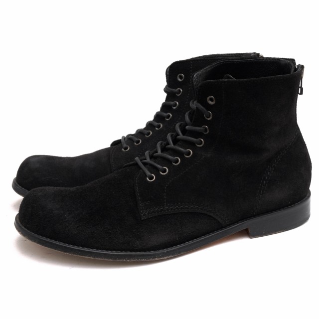 ○パドローネ PADRONE 牛革 カウレザー MUSEUM LIMITED 限定モデル レースアップブーツ PX8054-1129-15D LACE UP BOOTS with BACK 中古