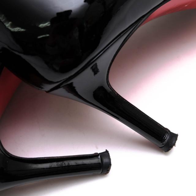○クリスチャン ルブタン Christian Louboutin 牛革 カーフ パンプス 3080363 SIMPLE PUMP 70 PATENT CALF プレーントゥ レディー  中古_7