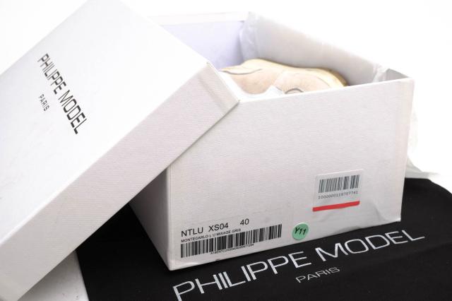 ○フィリップ モデル PHILIPPE MODEL 牛革 ローカットスニーカー NTLU XS04 MONTECARLO モンテカルロ メンズ 【中古】 中古