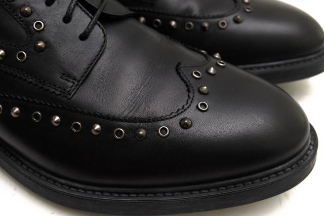 ○アルベルト ガルディアーニ ALBERTO GUARDIANI 牛革 カーフ ビジネスシューズ GU73053H ウイングチップ スタッズ メンズ 【中古 中古_5