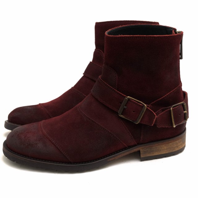 ○ベルスタッフ BELSTAFF ワックススエード エンジニアブーツ 77800217 TRIALMASTER BOOTS トライアルマスター ブーツ  バイカーブ 中古｜au PAY マーケット