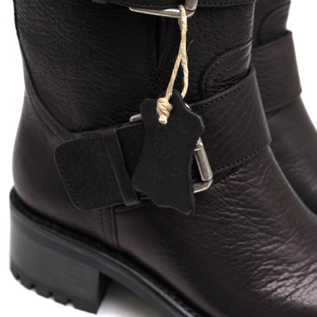 本革 エンジニアブーツ フリーランス フランス