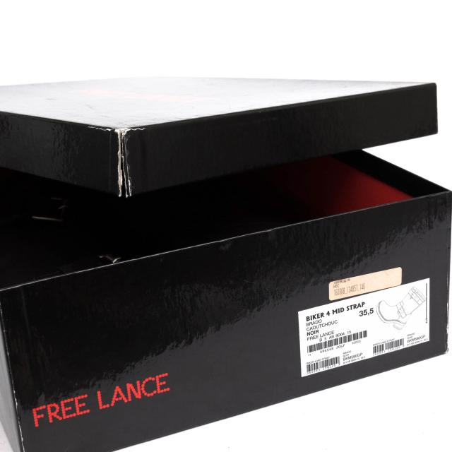 ○フリーランス FREE LANCE 牛革 カーフ ヨーロッパ製造 エンジニアブーツ BIKER 4 MID STRAP BRADO 24846 0516 バイカーブーツ グ 中古_8