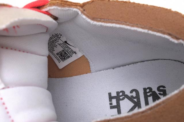 ○ナイキ NIKE sacai ローカットスニーカー DD1877-200 Blazer Low British Tan ブレーザー ロー メンズ 【中古】 中古_7