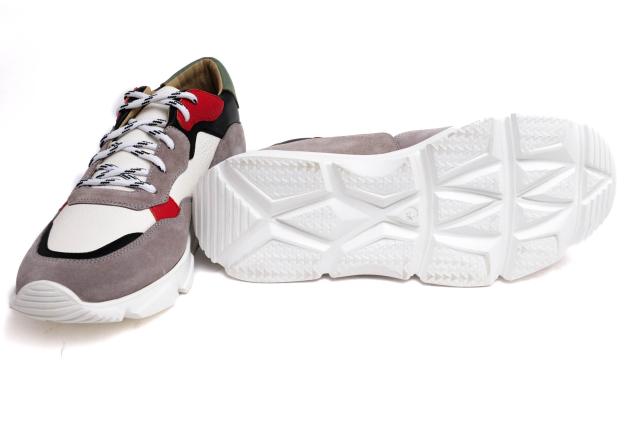○マクリス MAKRIS 牛革 ローカットスニーカー W28 Multi 11 Sneakers 19 ダッドスニーカー メンズ 【中古】 中古_6