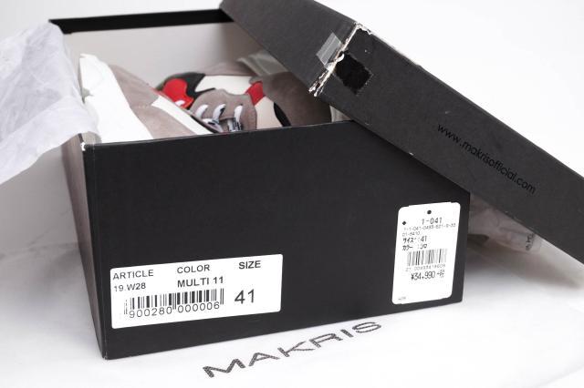 ○マクリス MAKRIS 牛革 ローカットスニーカー W28 Multi 11 Sneakers 19 ダッドスニーカー メンズ 【中古】 中古_8