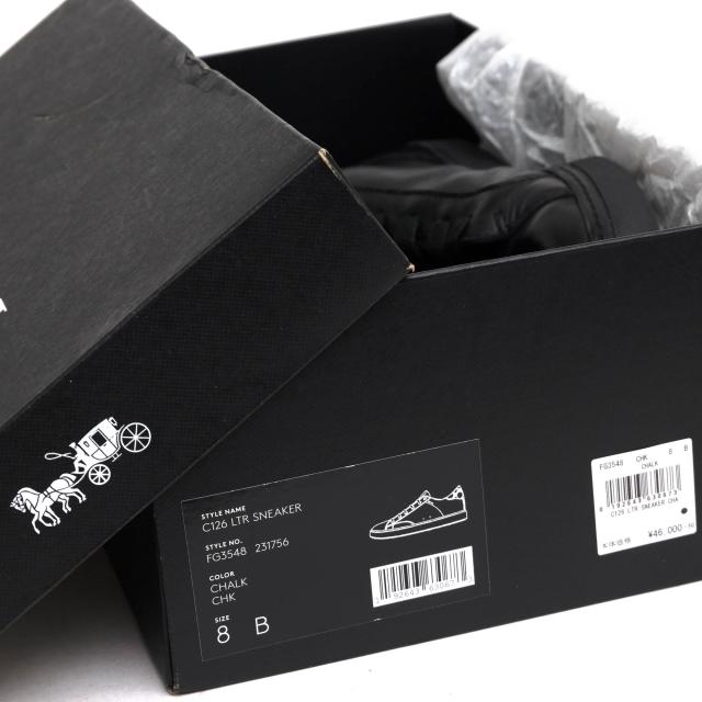 ○コーチ COACH 牛革 カーフレザー ハイカットスニーカー FG1505 C204