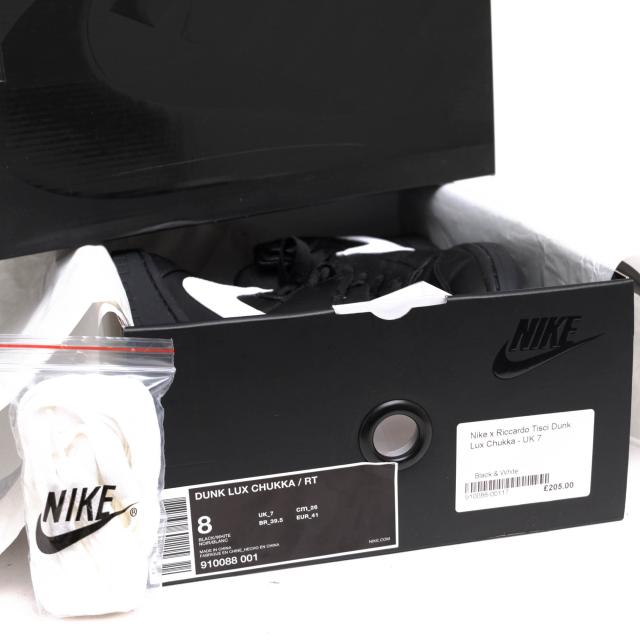 ○ナイキ NIKE Riccardo Tisci リカルド ティッシ 牛革 ハイカットスニーカー 910088-001 DUNK LUX CHUKKA RT ダンク ラックス チ 中古_7