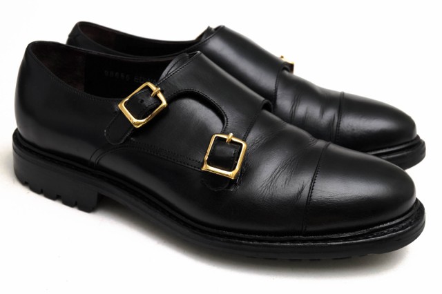 ○ジャランスリワヤ JALAN SRIWIJAYA デュプイ社カーフ 牛革 コマンドソール ビジネスシューズ 98656 EDWARD W-MONK  SHOES ハンド 中古の通販はau PAY マーケット - ブランディング | au PAY マーケット－通販サイト