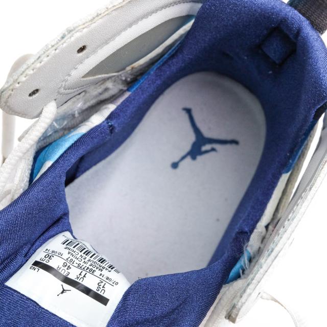 ○ナイキ NIKE ハイカットスニーカー 304775-107 AIR JORDAN 7 RETRO WHITE FRENCH BLUE-FLINT メンズ 【中古】 中古_7