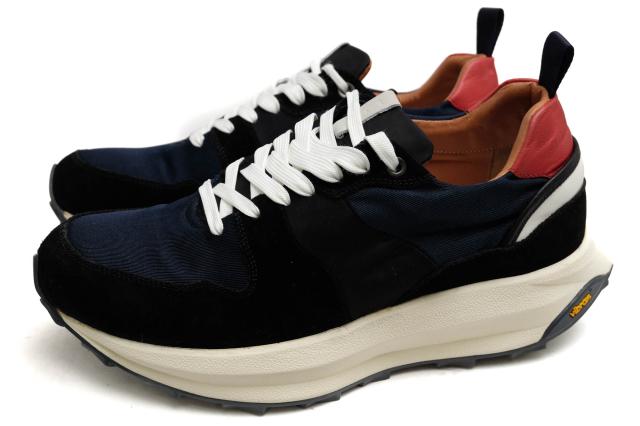 ○アール EARLE LIMONTA社 ナイロン DAVIS ローカットスニーカー ER1401 Multi seven sneakers マルチセブンスニーカー ダッドスニ 中古