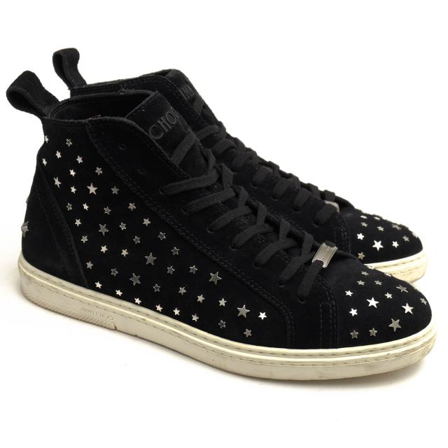 ○ジミーチュウ Jimmy Choo 牛革 ハイカットスニーカー COLT スタースタッズ スタッズ メンズ 【中古】 中古_1