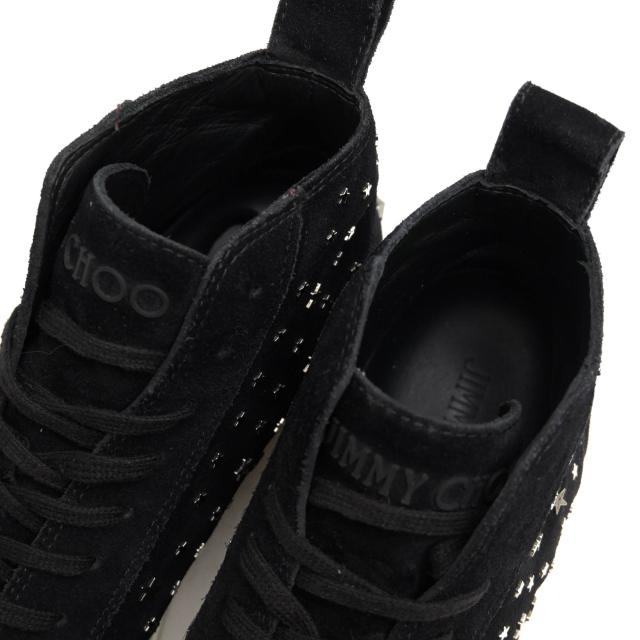 ○ジミーチュウ Jimmy Choo 牛革 ハイカットスニーカー COLT スター