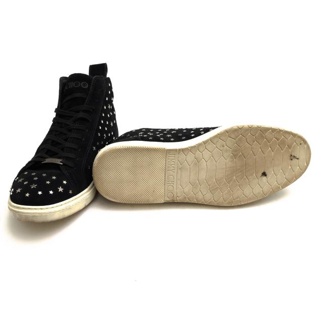 ○ジミーチュウ Jimmy Choo 牛革 ハイカットスニーカー COLT スター 