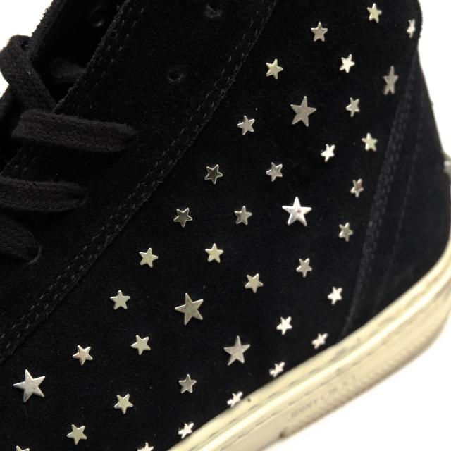 ○ジミーチュウ Jimmy Choo 牛革 ハイカットスニーカー COLT スター