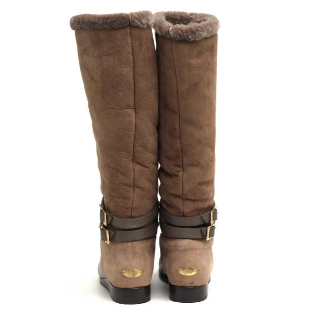 ○ジミーチュウ Jimmy Choo 牛革 ロングブーツ 142CONVOY ボア ムートン レディース 【中古】 中古_3