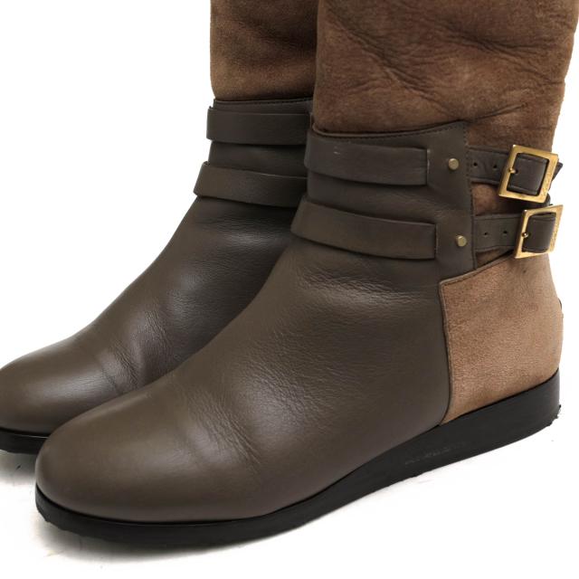 ○ジミーチュウ Jimmy Choo 牛革 ロングブーツ 142CONVOY ボア ムートン レディース 【中古】 中古_4