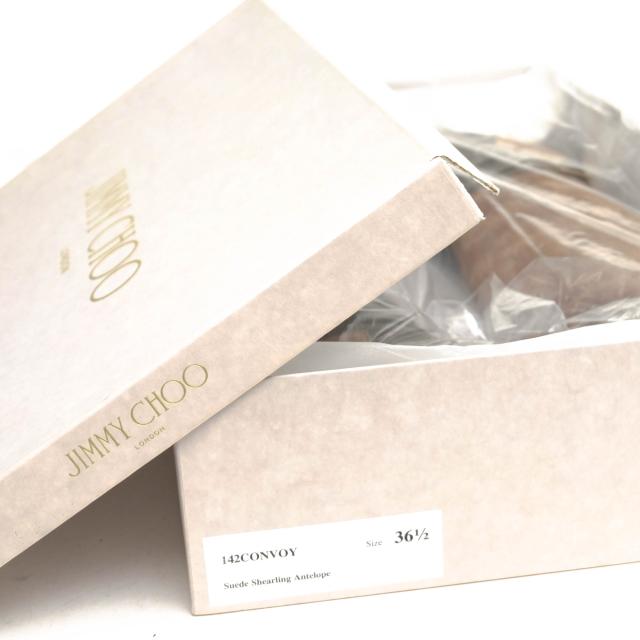 ○ジミーチュウ Jimmy Choo 牛革 ロングブーツ 142CONVOY ボア ムートン レディース 【中古】 中古_8
