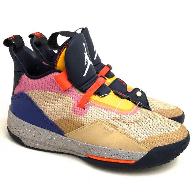 ○ナイキ NIKE ハイカットスニーカー BV5072-200 AIR JORDAN 33 PF VISIBLE UTILITY エアジョーダン ファストフィットシステム メ 中古_1
