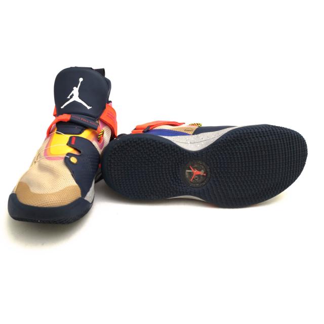 ○ナイキ NIKE ハイカットスニーカー BV5072-200 AIR JORDAN 33 PF VISIBLE UTILITY エアジョーダン ファストフィットシステム メ 中古_5