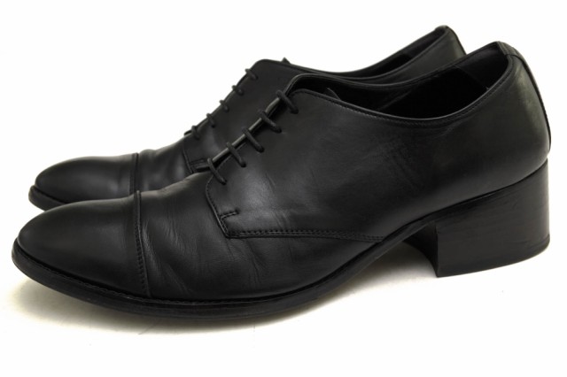 ○リチウムオム LITHIUM HOMME 牛革 カウレザー ビジネスシューズ LH99-0501 HEEL STRAIGHT TIP ヒールシューズ ストレートチップ 中古