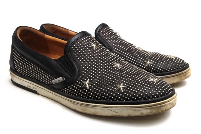 ○ジミーチュウ Jimmy Choo 牛革 カーフ ローカットスニーカー 141