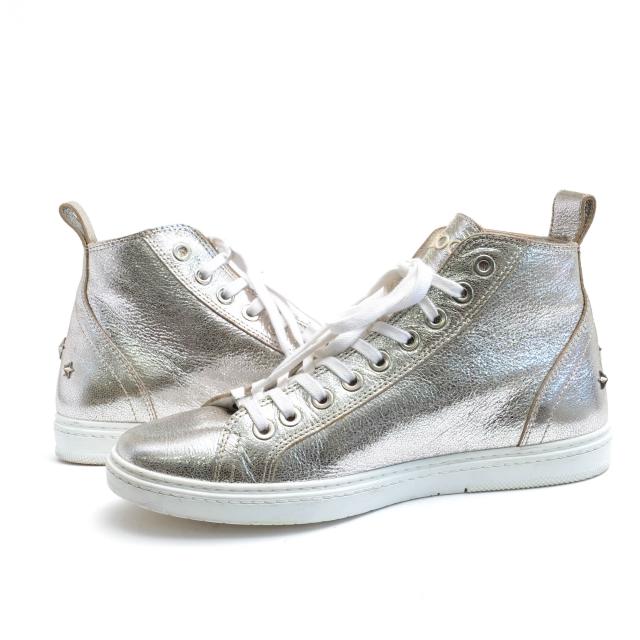 ○ジミーチュウ Jimmy Choo 牛革 ハイカットスニーカー COLT スタースタッズ メンズ 【中古】 中古_3