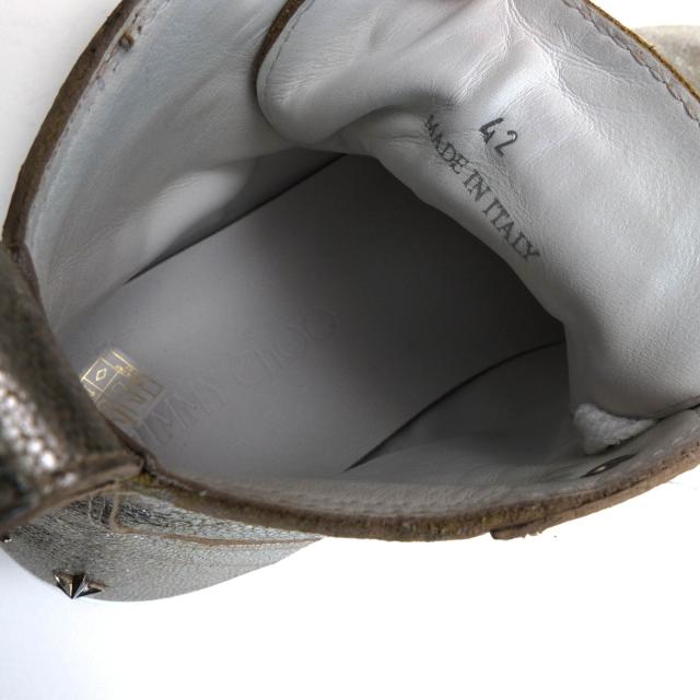 ○ジミーチュウ Jimmy Choo 牛革 ハイカットスニーカー COLT スタースタッズ メンズ 【中古】 中古_7